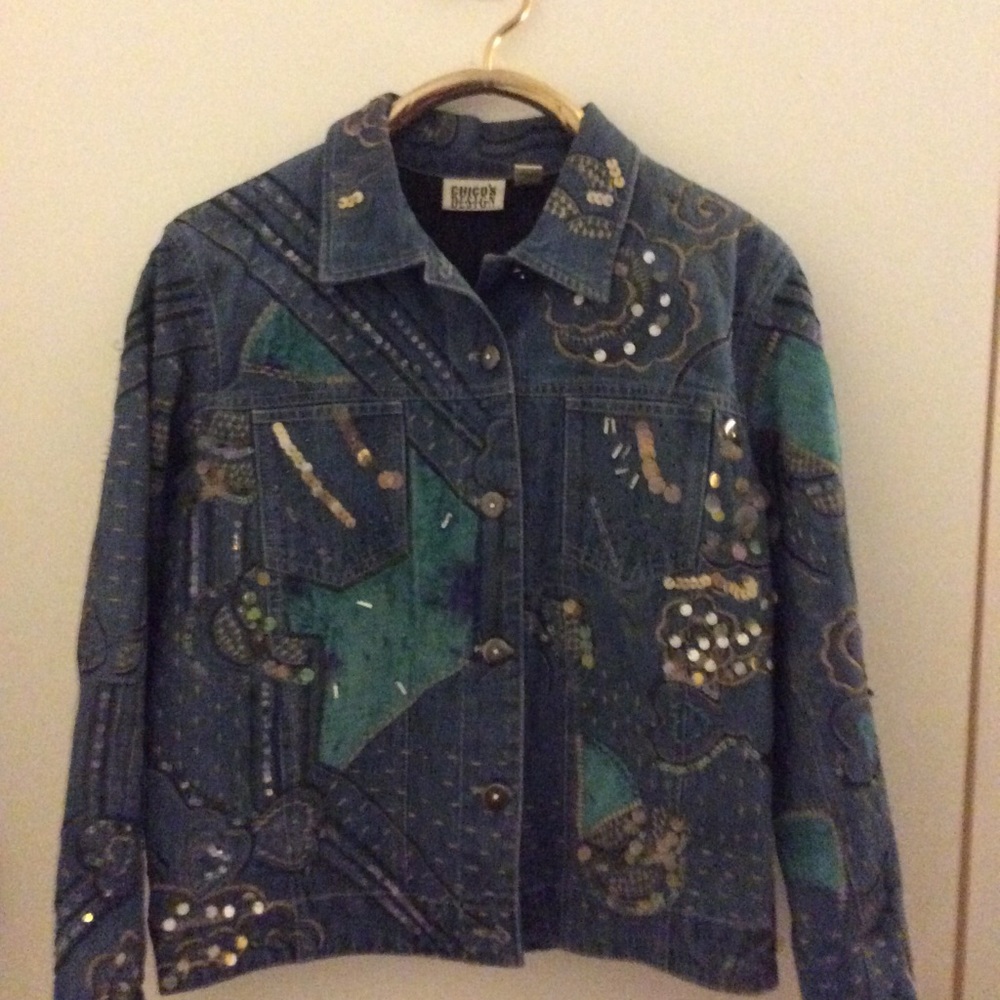 Chicos design denim jacket.